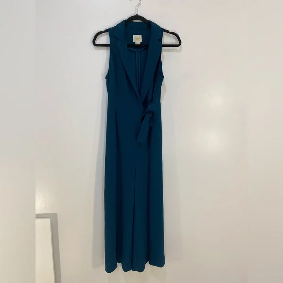 Maeve X Anthropologie Seymour Tie Waist Jumpsuit - Picture 12 of 12